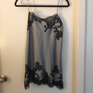 Victoria’s Secret Houndstooth Chemise Slip